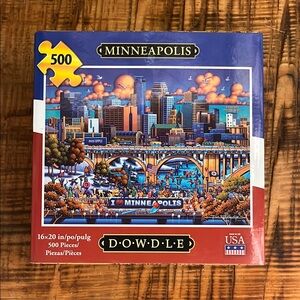 Minneapolis 500-Piece Puzzle - Multicolor